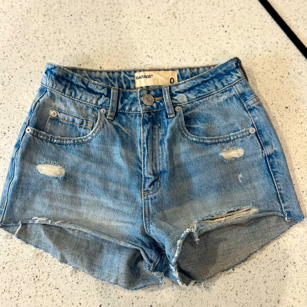 High rise garage shorts